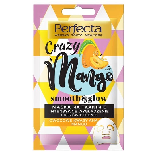 

Тканевая маска Crazy Mango, 10мл Perfecta, Желтый