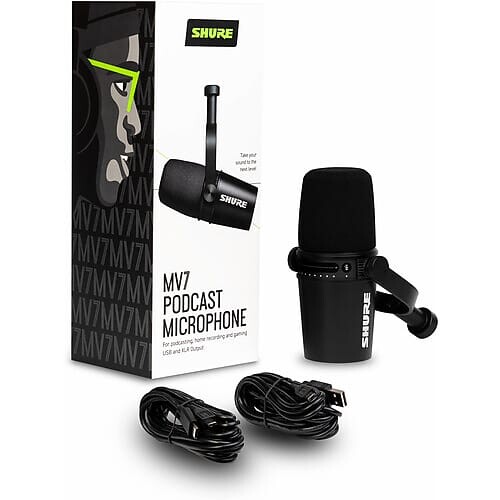 

Микрофон Shure MV7 Dynamic USB Podcast Microphone