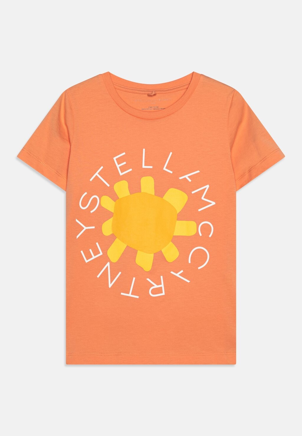 

Футболка с принтом GIRL Stella McCartney Kids, цвет orange