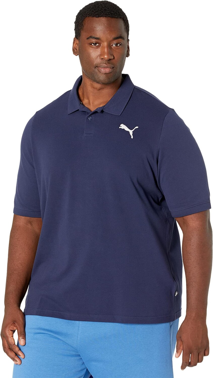 

Рубашка-поло Big & Tall Essential Pique Polo PUMA, цвет Peacoat 1