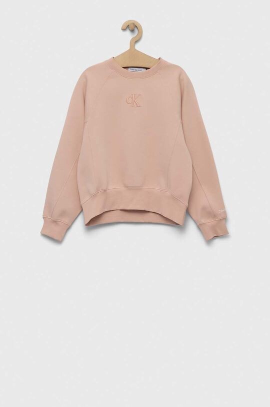 

Детская толстовка Calvin Klein Jeans, розовый