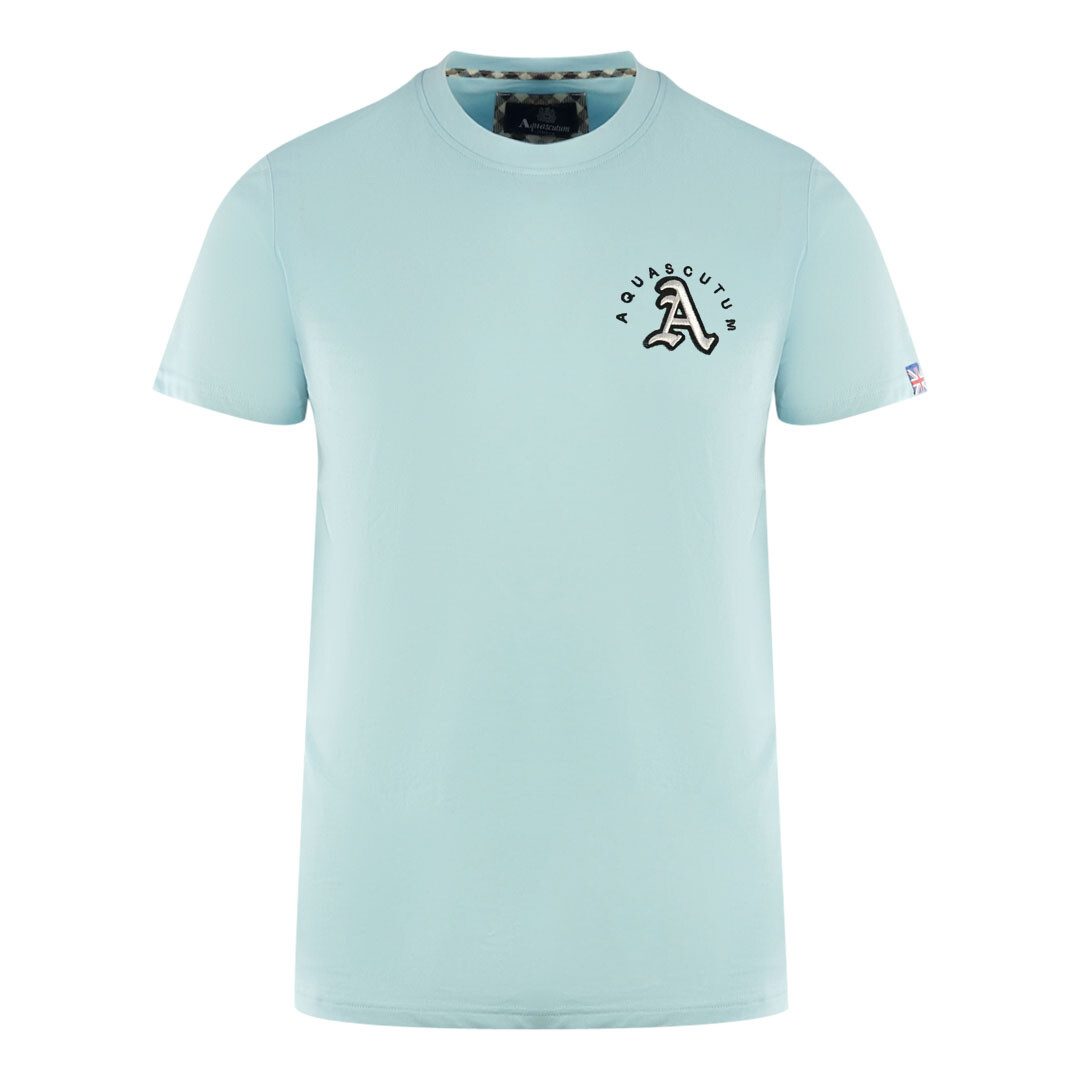 

Футболка london с вышитым логотипом sky Aquascutum, синий