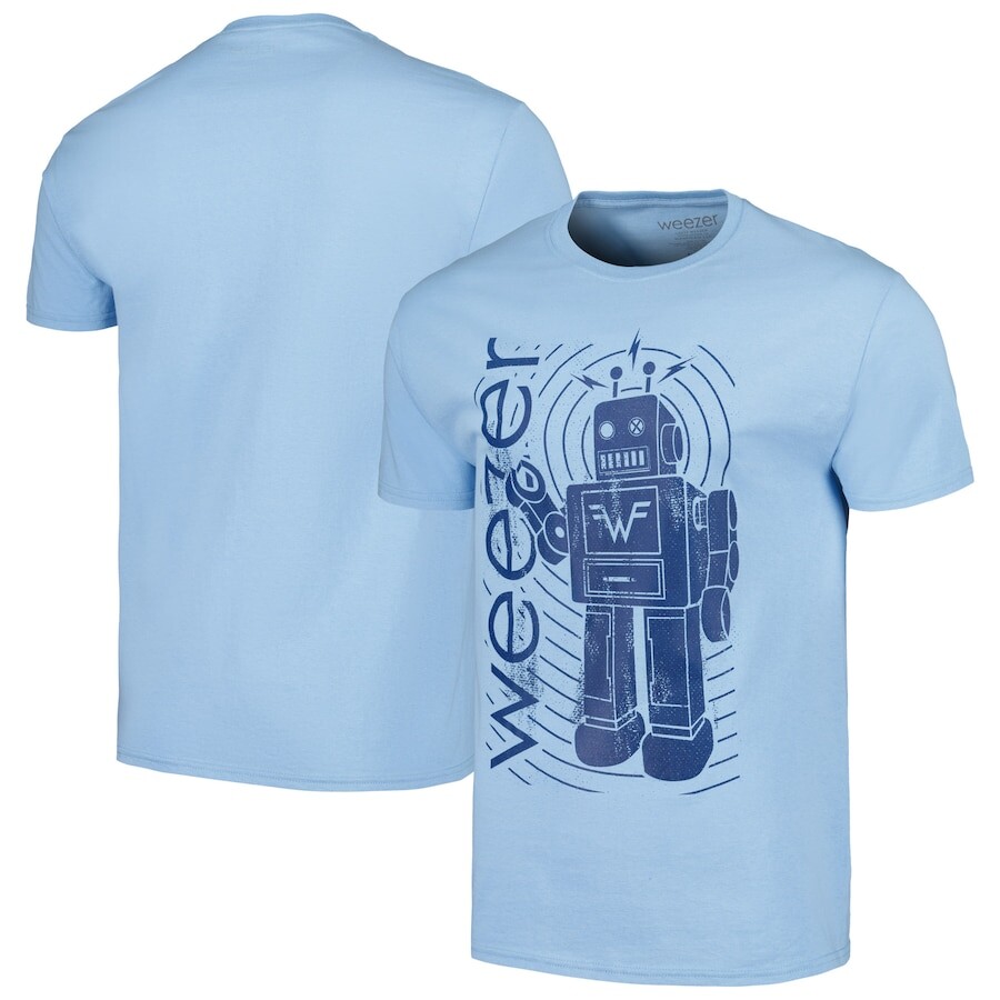 

Футболка с коротким рукавом Manhead Merch Weezer, синий
