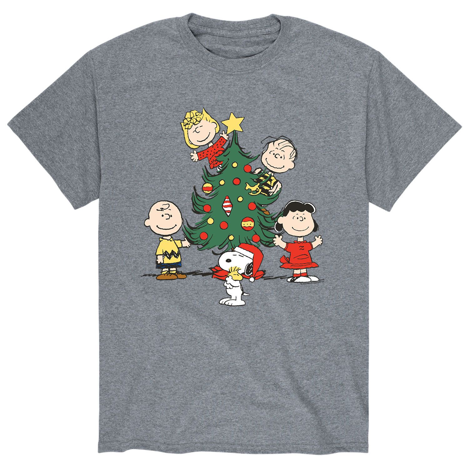 Мужская футболка Peanuts Oh Christmas Tree Licensed Character
