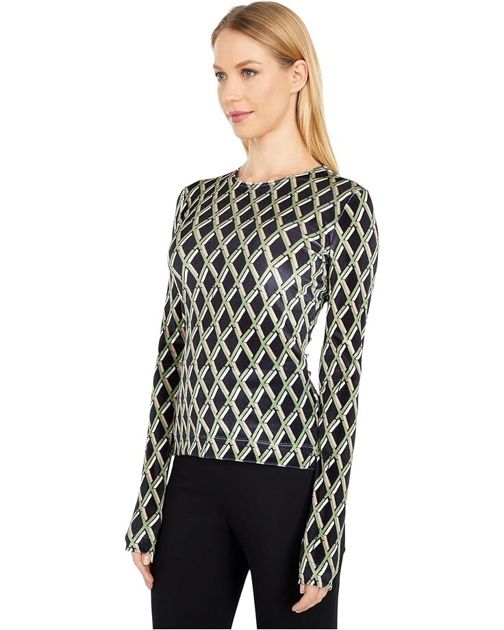 Топ Preen by Thornton Bregazzi Noa Top, цвет Black Diamond