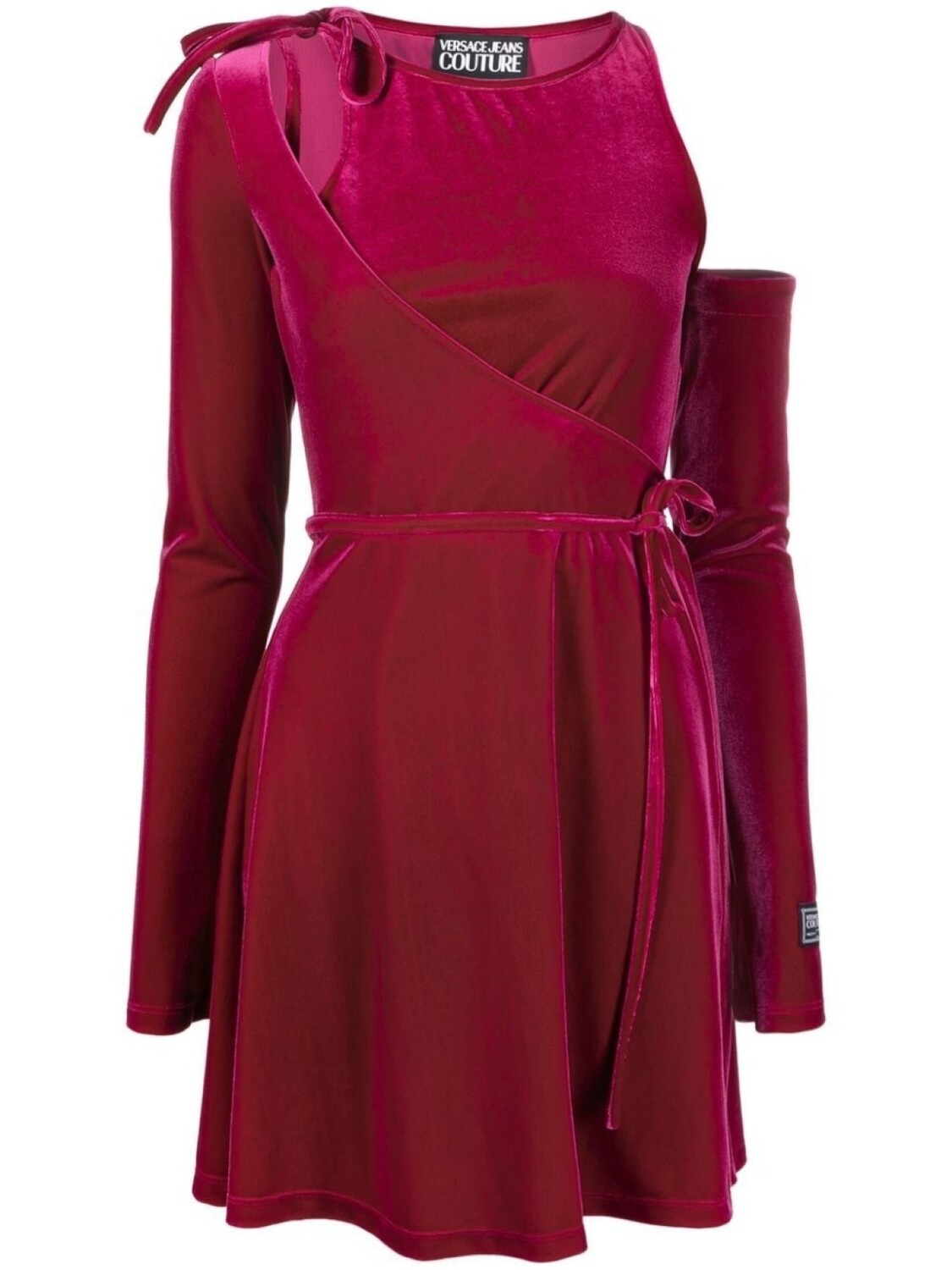 

Versace Jeans Couture бархатное платье, фиолетовый