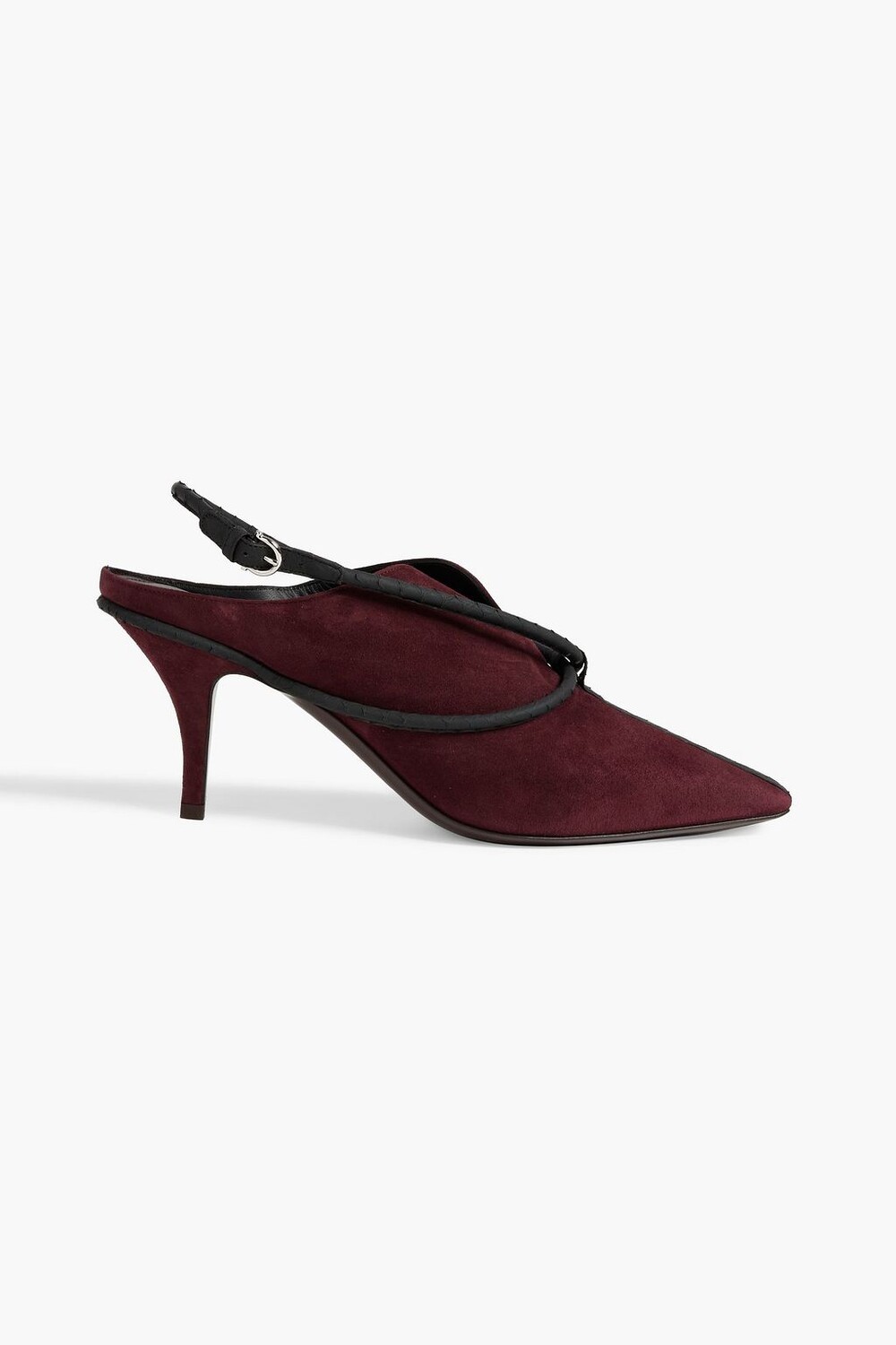 

Замшевые туфли Cygnus с пяткой на пятке FERRAGAMO, мерло