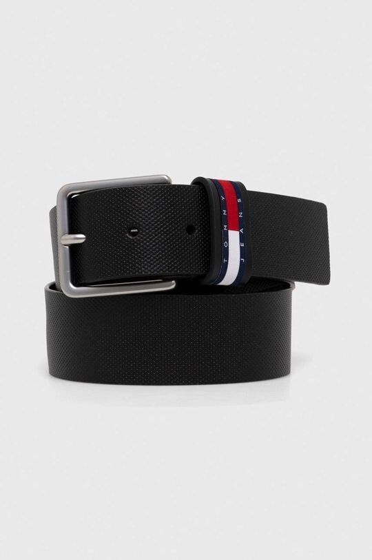

Кожаный ремень Tommy Jeans, черный