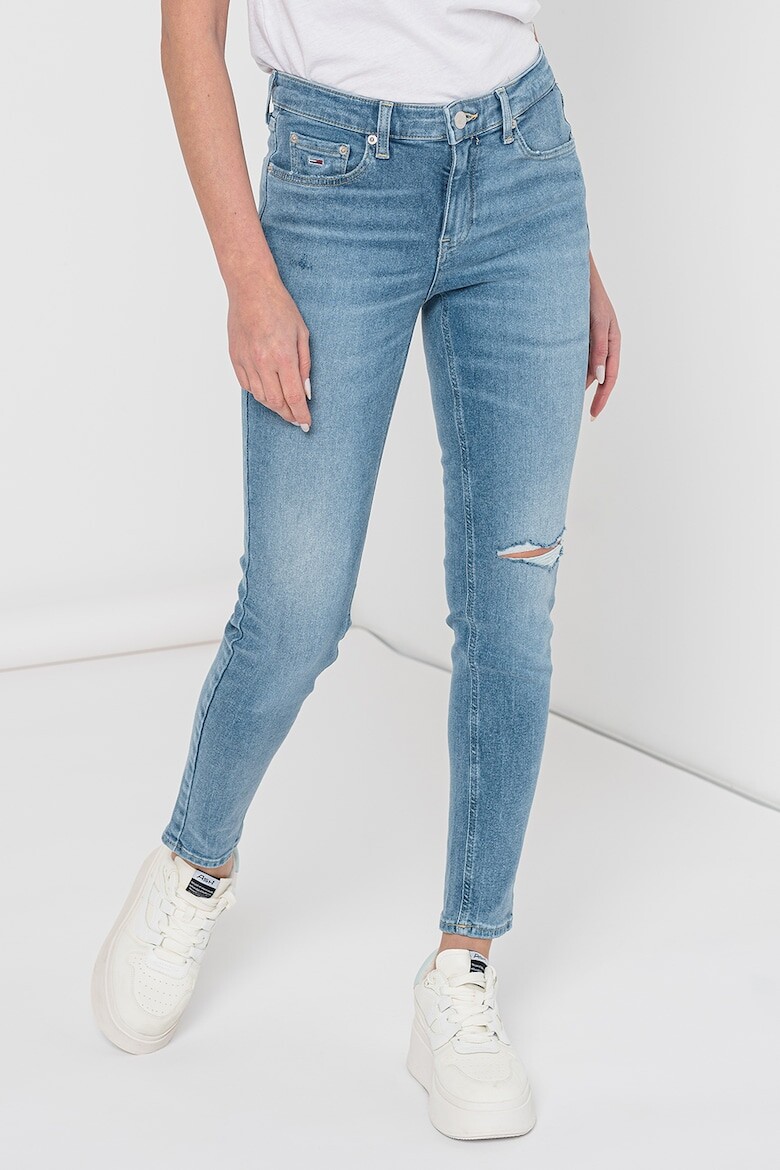 

Джинсы скинни Nora средней посадки Tommy Jeans, синий