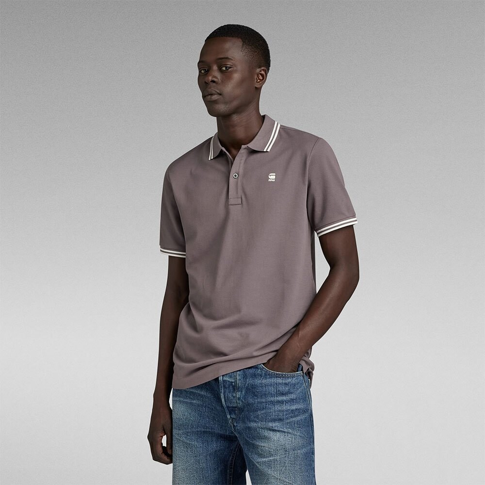 

Поло G-Star Dunda Slim Fit, коричневый