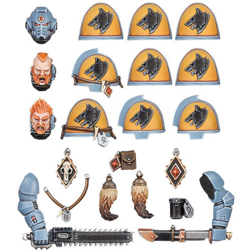

Миниатюра Games Workshop Warhammer 40K: Space Wolves Primaris Upgrades