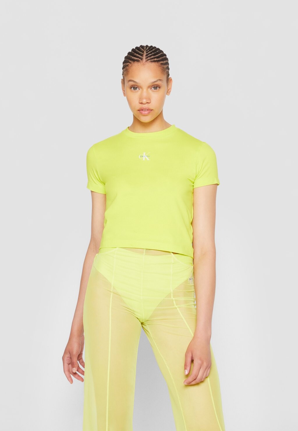 

Базовая футболка Calvin Klein Jeans, Желтый