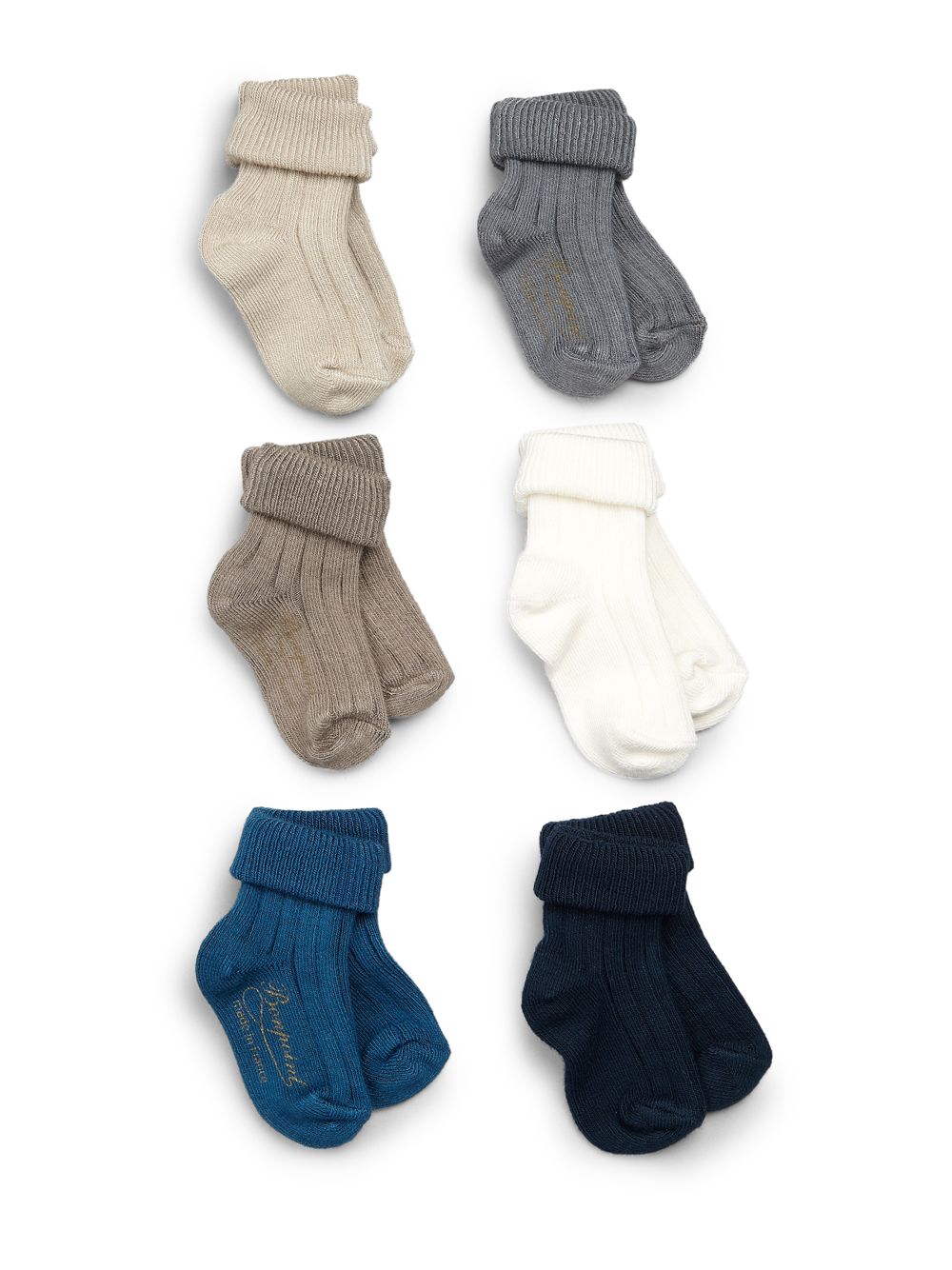 Детские носки из хлопка, семь пар Bonpoint, разноцветный носки детские из чесаного хлопка 5 пар комплект