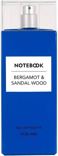 БЛОКНОТ BERGAMOT & SANDALWOOD FOR HIM EDT 100ML Туалетная вода, NOTEBOOK