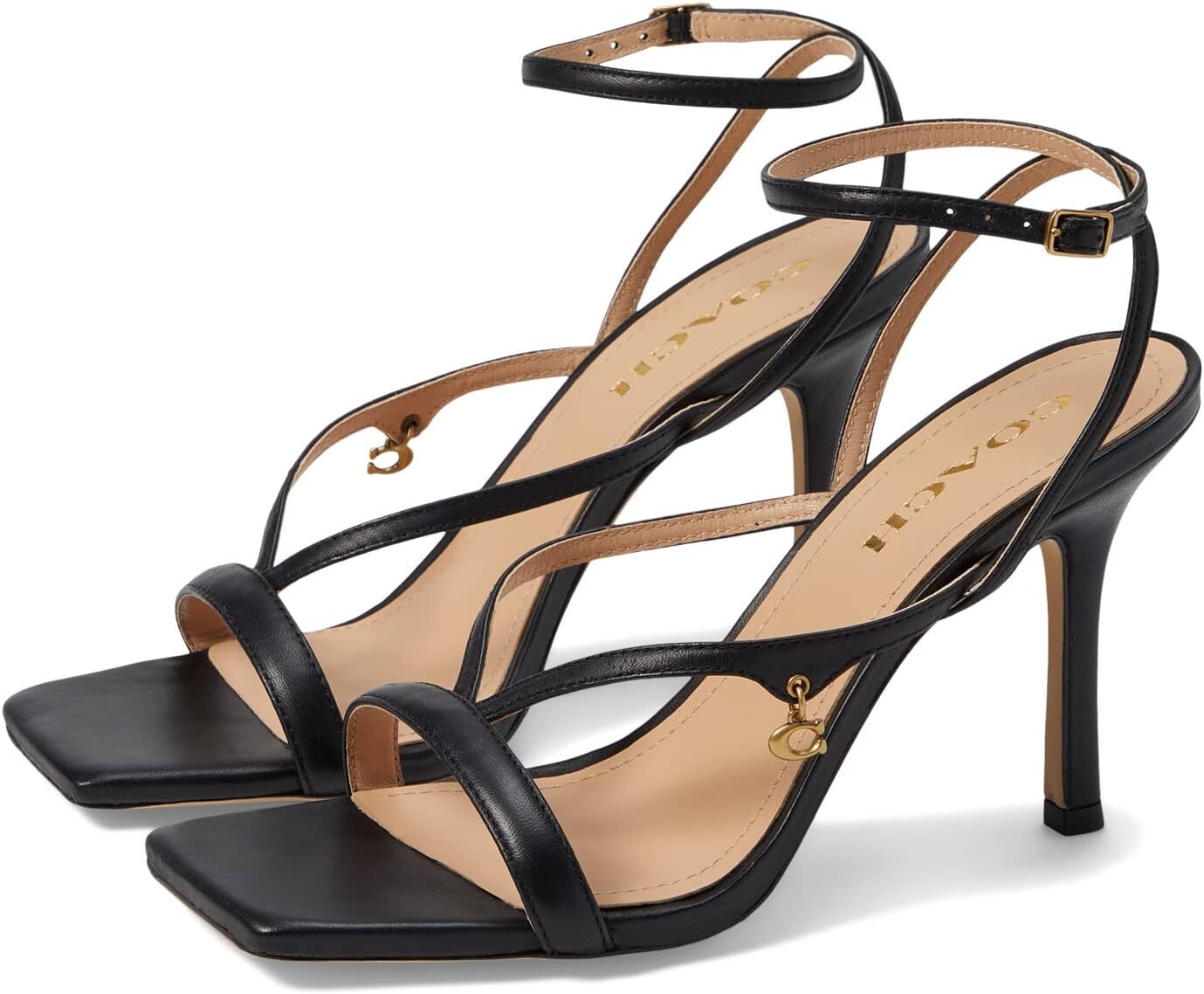 

Босоножки Kali Leather Sandal COACH, черный