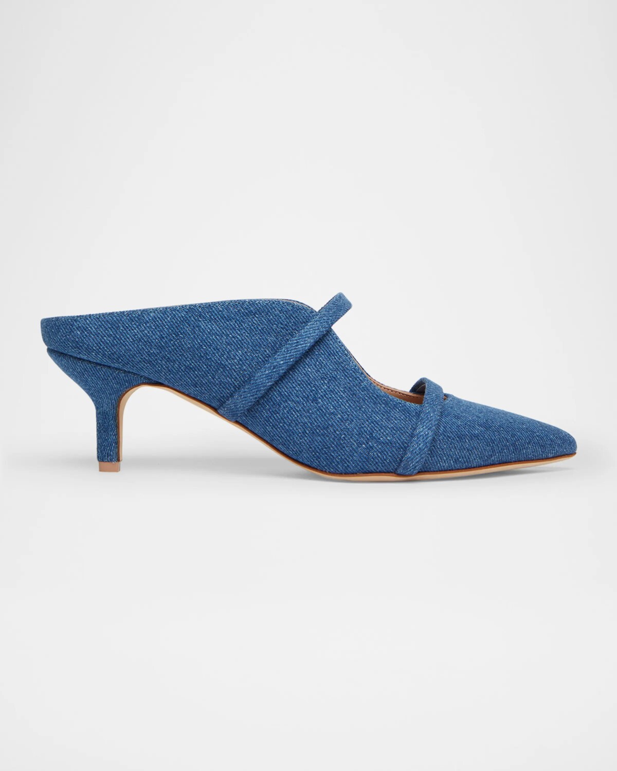 

Туфли-мюли Maureen Denim с двумя ремешками Malone Souliers, индиго