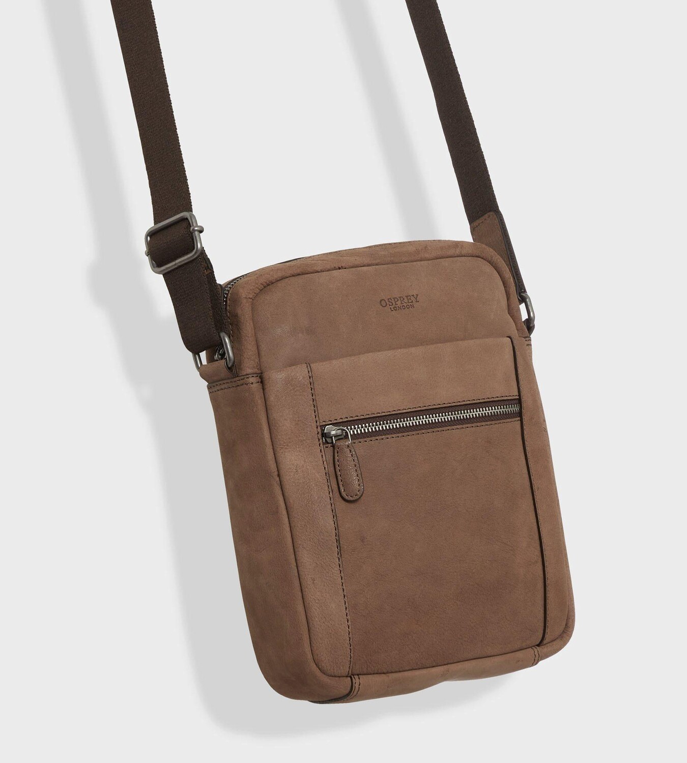 

Маленький кожаный посыльный Russell OSPREY LONDON, коричневый