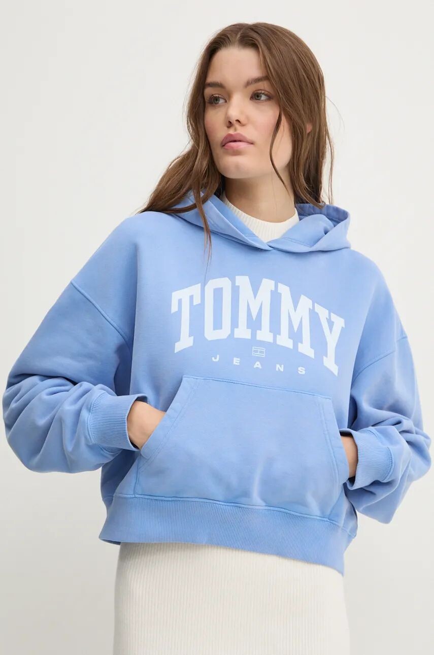 

Хлопковая толстовка Tommy Jeans, синий