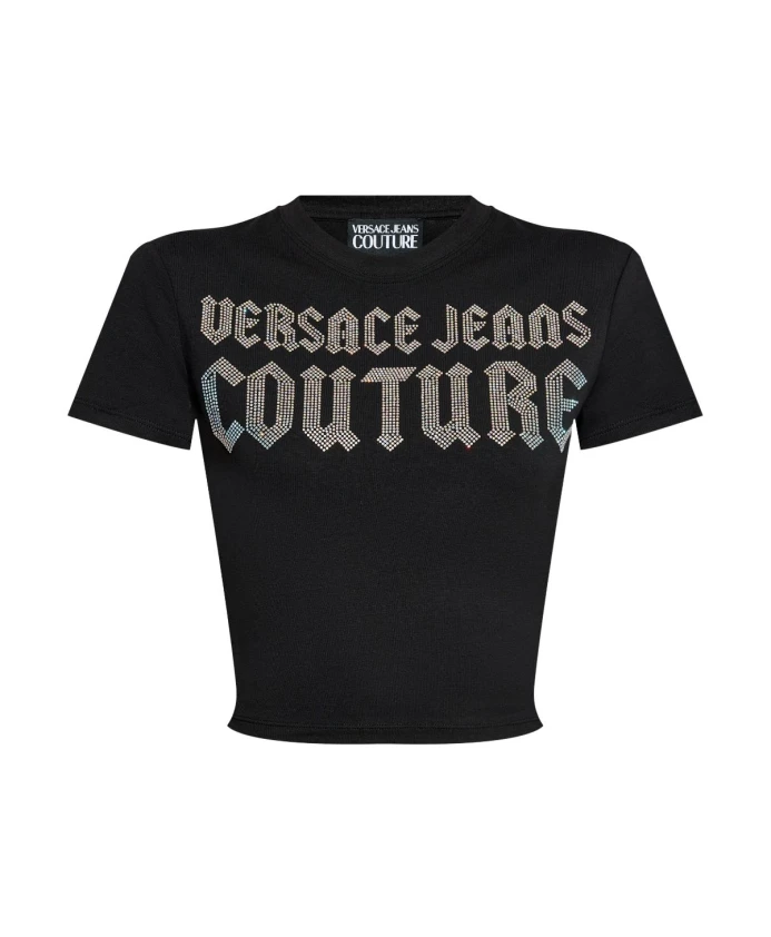 

Женские футболка и поло Versace Jeans Couture, черный