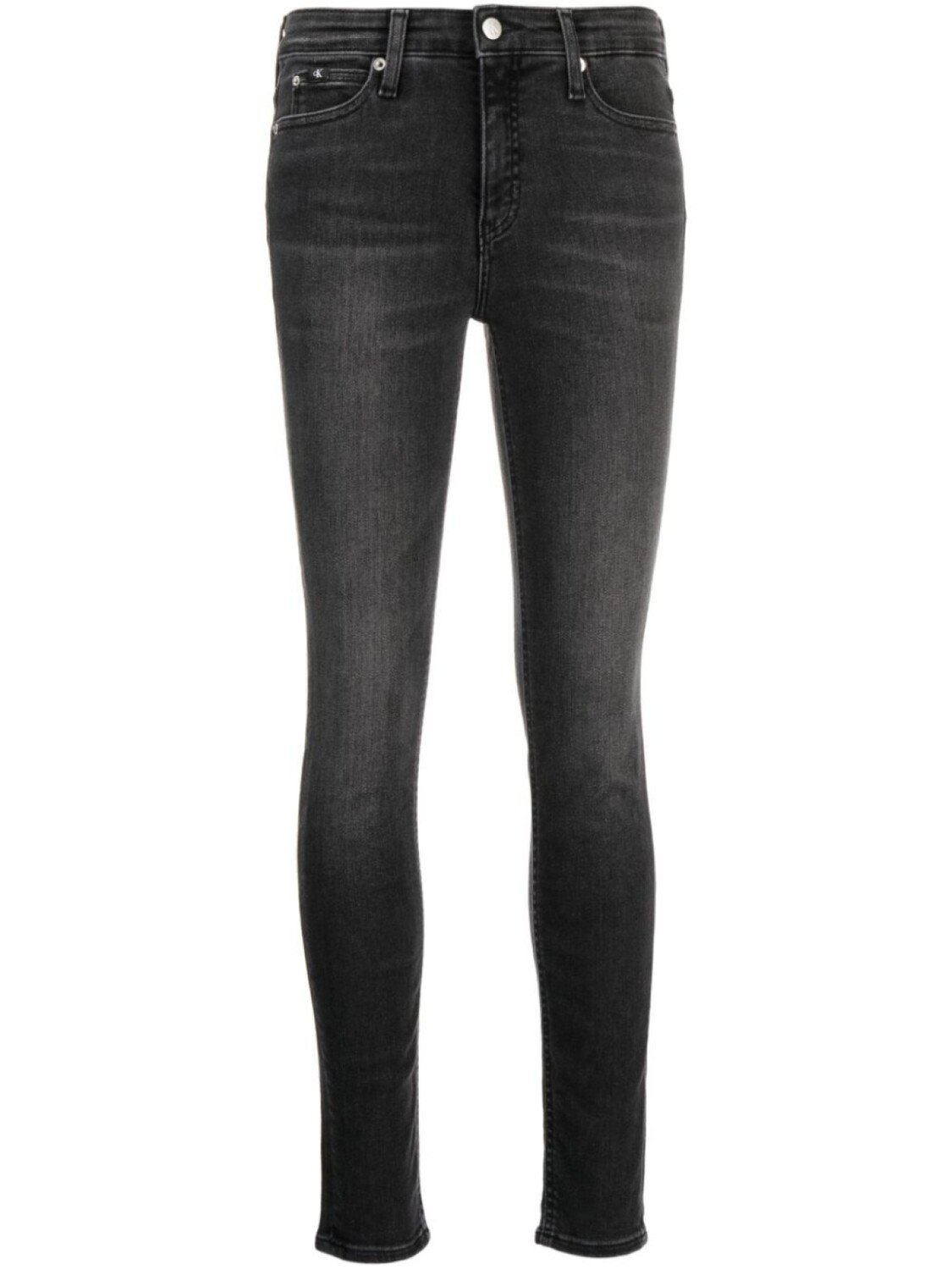 

Calvin Klein Jeans джинсы скинни средней посадки, черный