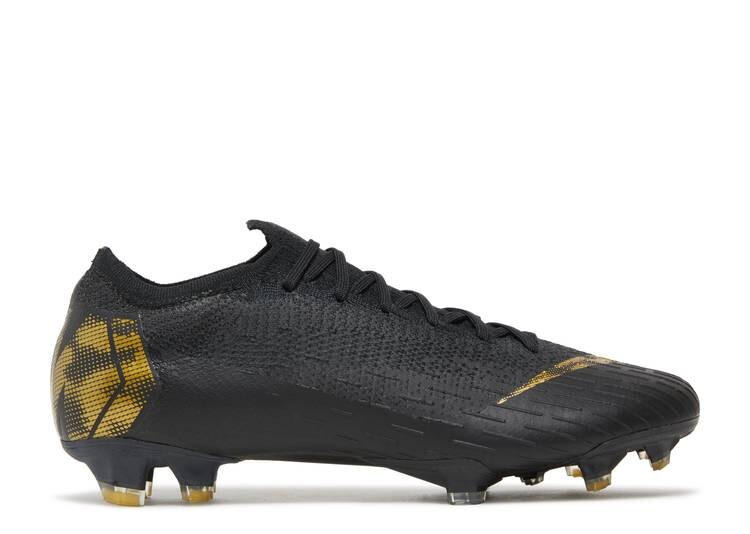 

Кроссовки Nike VAPOR 12 ELITE FG 'BLACK GOLD', черный, Черный;серый