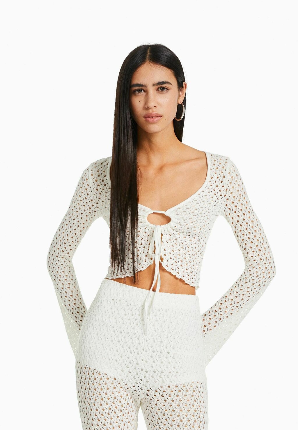 

Блузка Bershka, белый