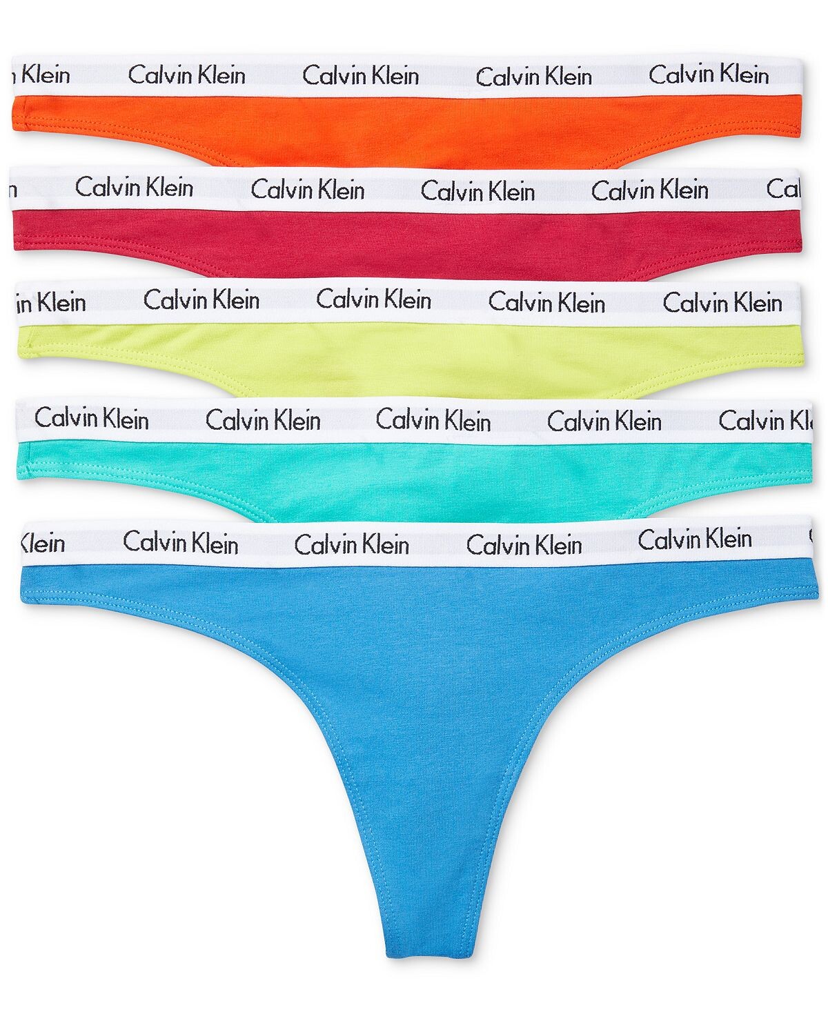 

Женское нижнее белье-карусель-стринги, упаковка из 5 шт. Calvin Klein