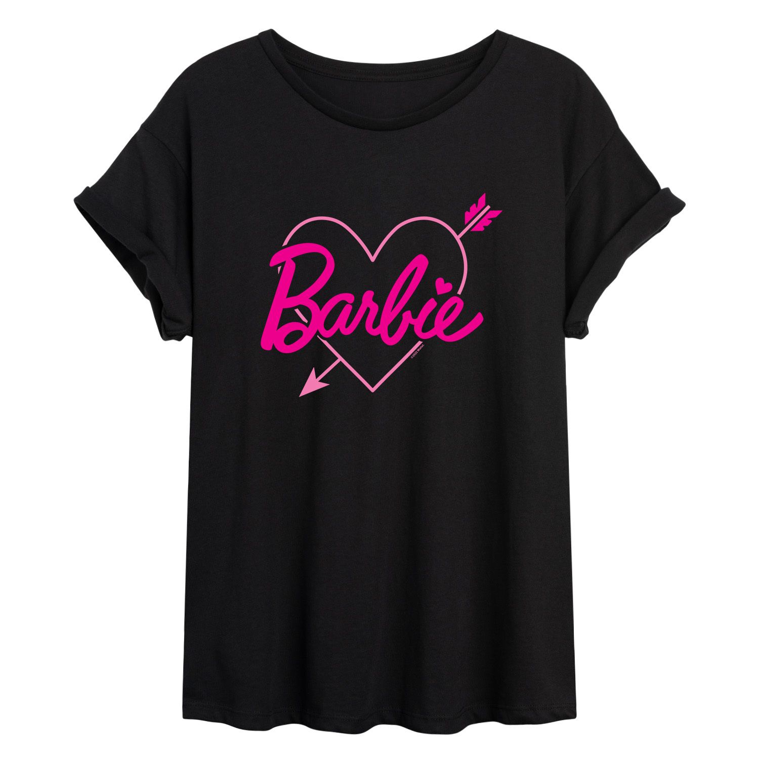 Струящаяся футболка с логотипом Barbie Heart для юниоров Licensed Character классическая футболка с логотипом barbie для юниоров licensed character