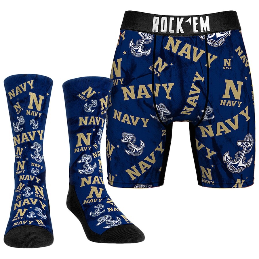 

Носки Rock Em Socks Navy Midshipmen