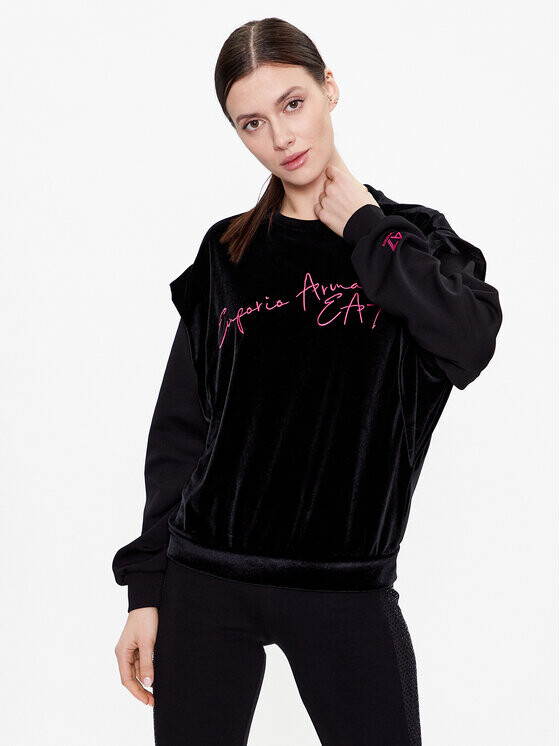 

Толстовка обычного кроя Ea7 Emporio Armani, черный