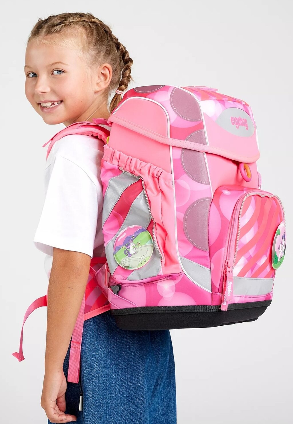 

Школьная сумка Cubo 5-Teilig Ergobag, розовая