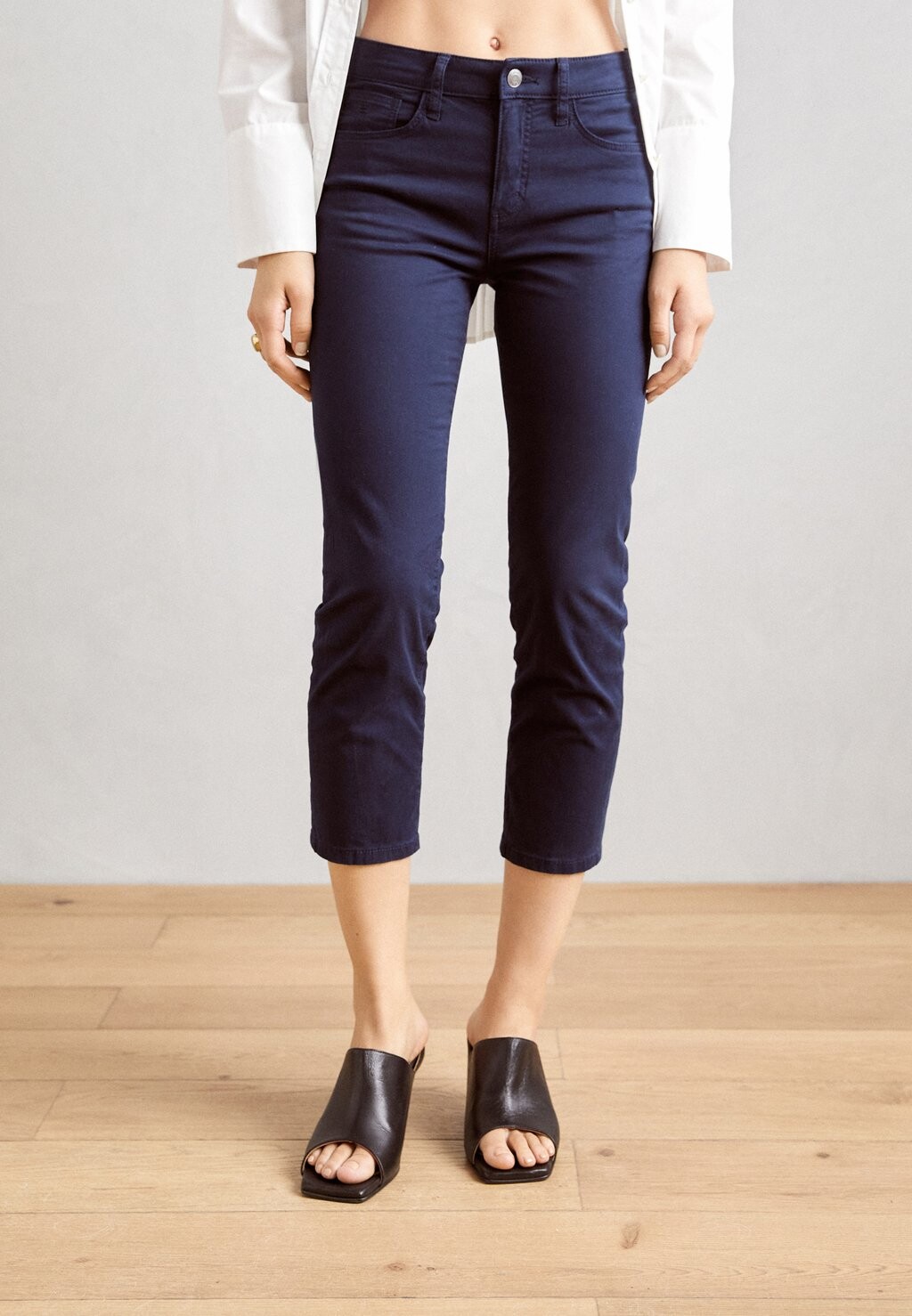 

Брюки 5 POCKET CAPRI Esprit, темно-синий