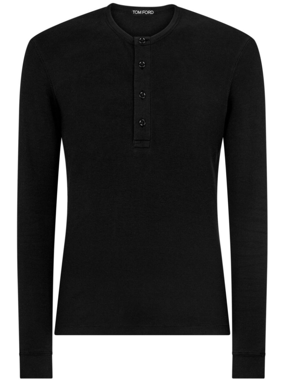 

TOM FORD футболка в мелкий рубчик, черный