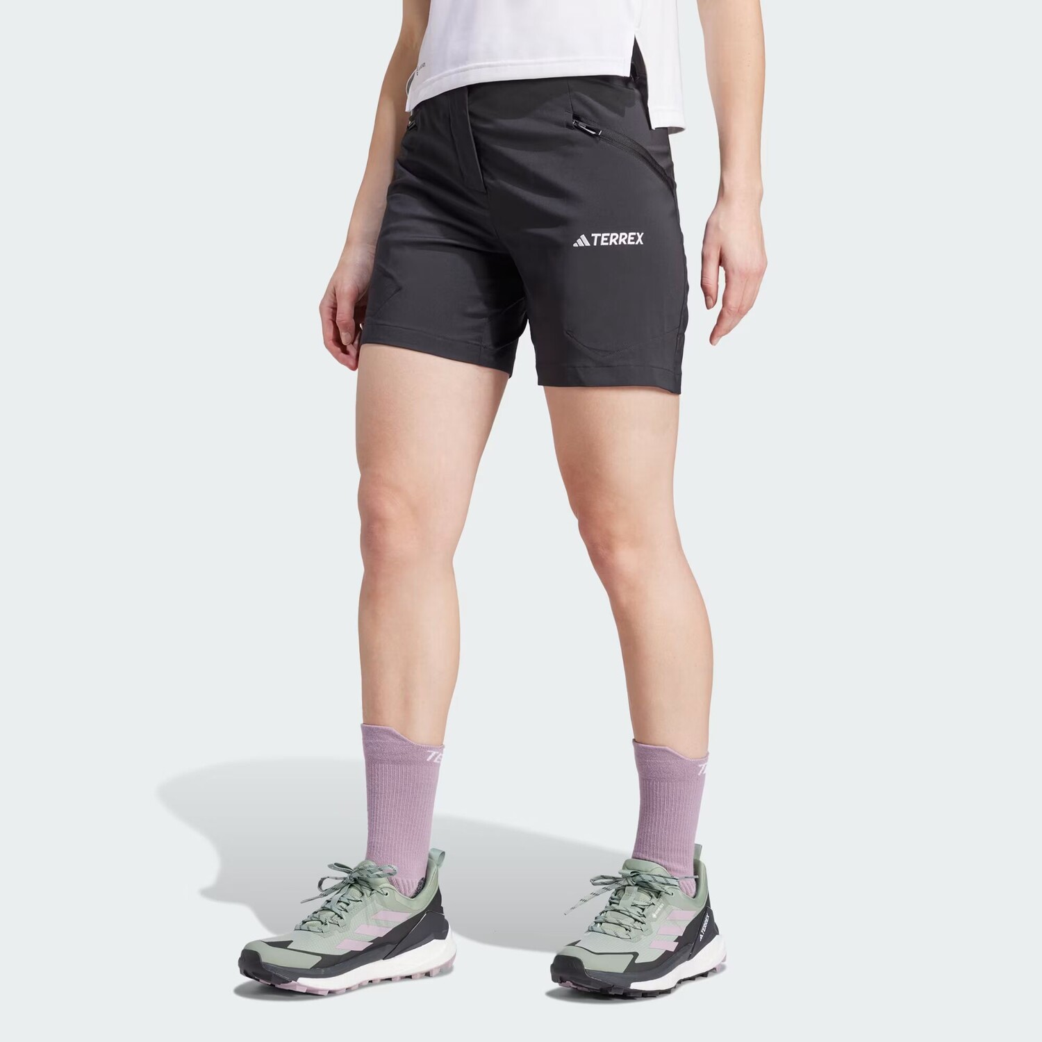 Шорты Terrex Xperior средней длины Adidas, цвет Black
