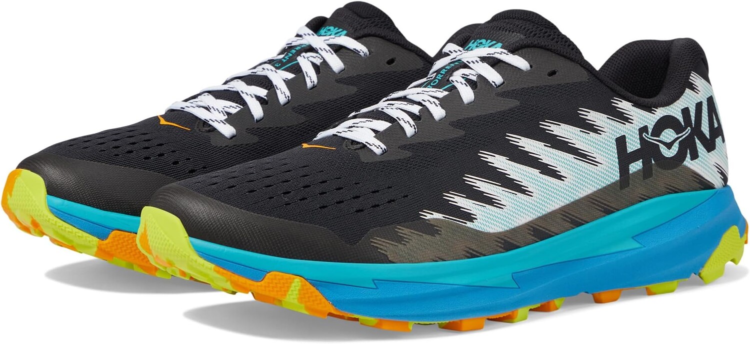 

Кроссовки Torrent 3 Hoka, цвет Black/Diva Blue, Черный