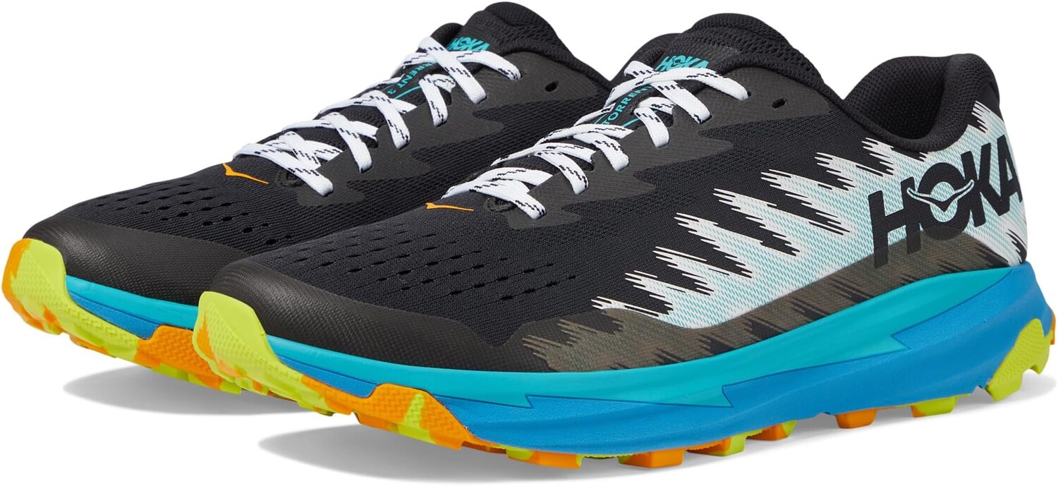 цена Кроссовки Torrent 3 Hoka, цвет Black/Diva Blue