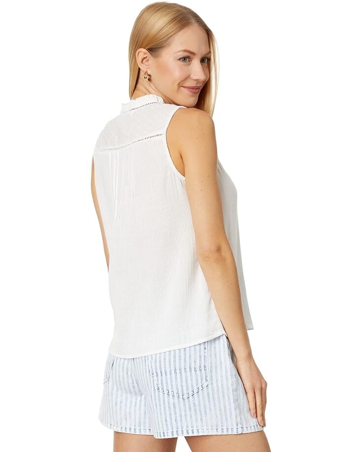 

Топ Faherty Willa Sleeveless Top, белый