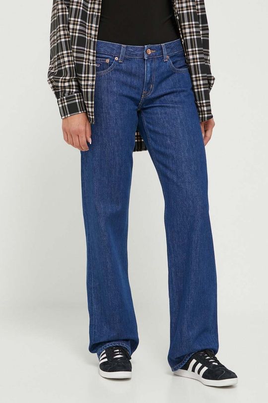 Джинсы Томми Джинс Tommy Jeans, темно-синий джинсы томми джинс tommy jeans синий