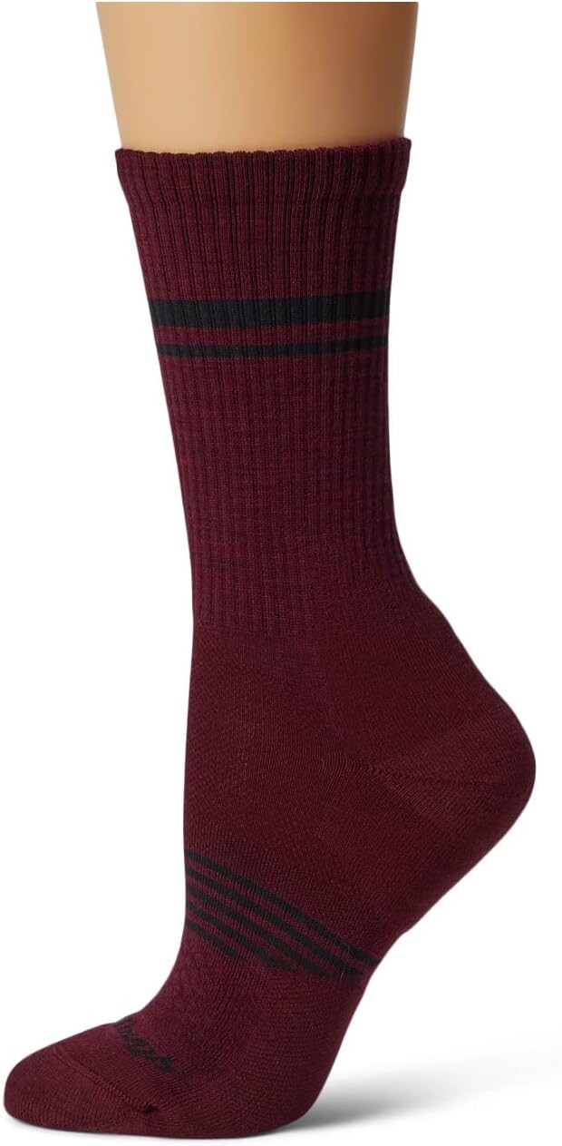 

Element Crew Легкий меринос с подушкой Darn Tough Vermont, цвет Burgundy