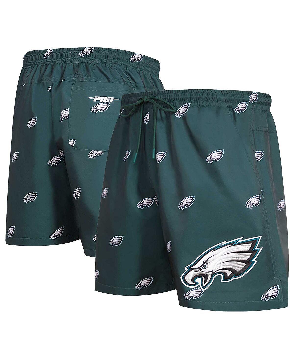 Мужские темно-зеленые шорты с мини-логотипом Philadelphia Eagles со сплошным принтом Pro Standard eagles eagles 180g