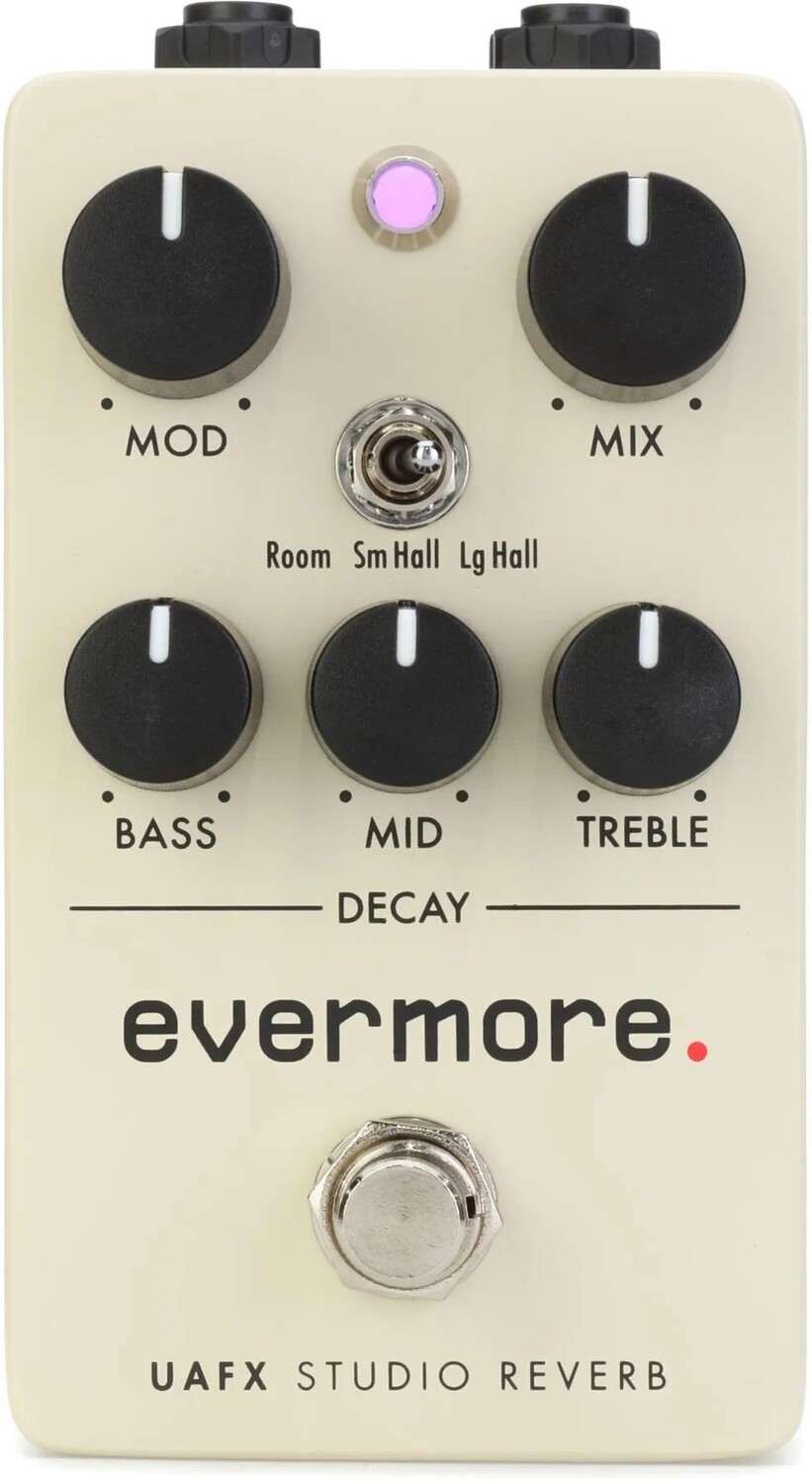 

Новая педаль эффектов для гитары Universal Audio UAFX Evermore Studio Reverb