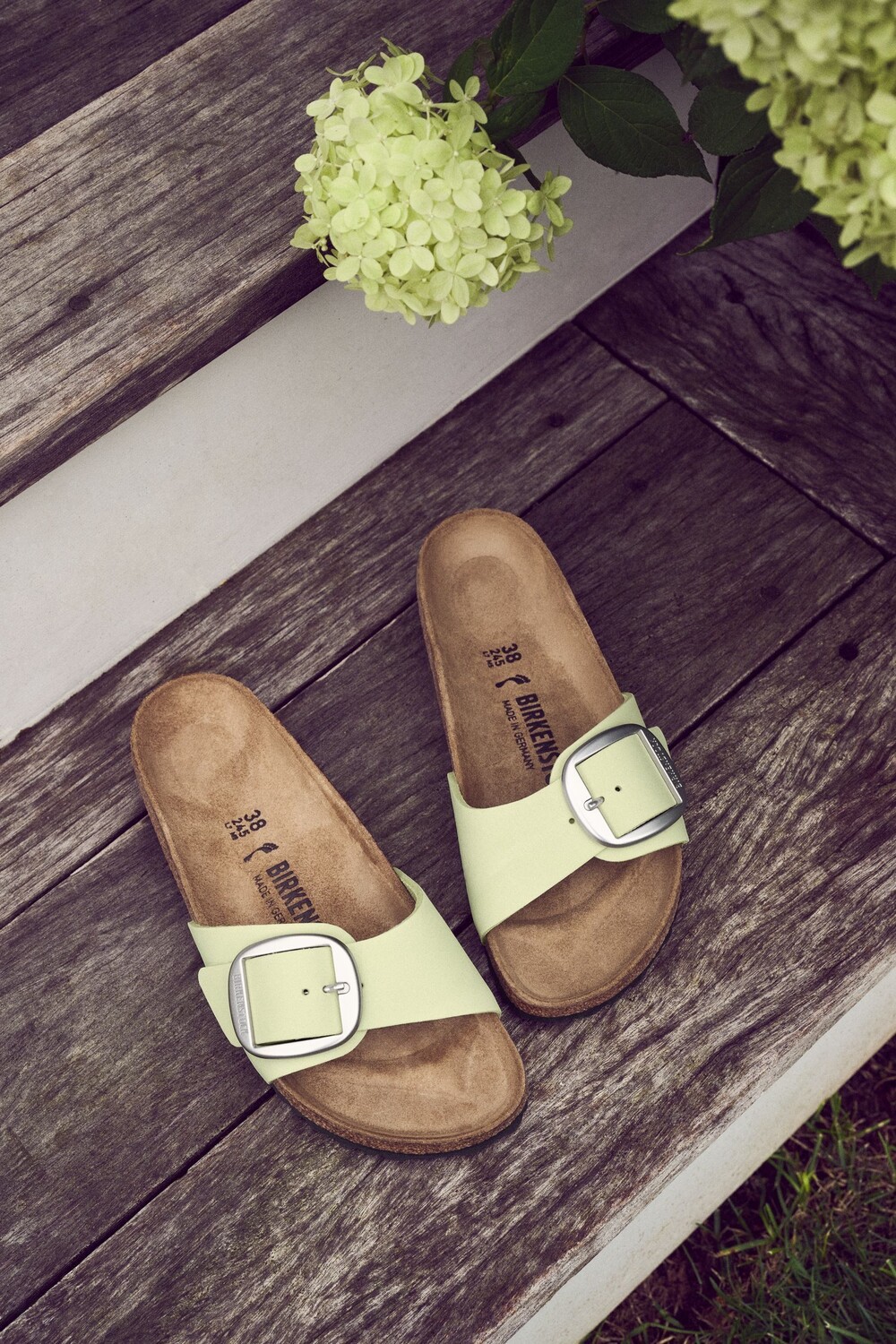 

Сандалии Madrid с большой пряжкой Birkenstock, зеленый