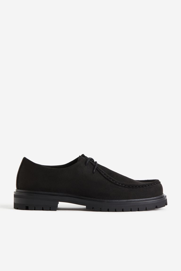Туфли с отстрочкой-мокасиной H&M, черный цена и фото