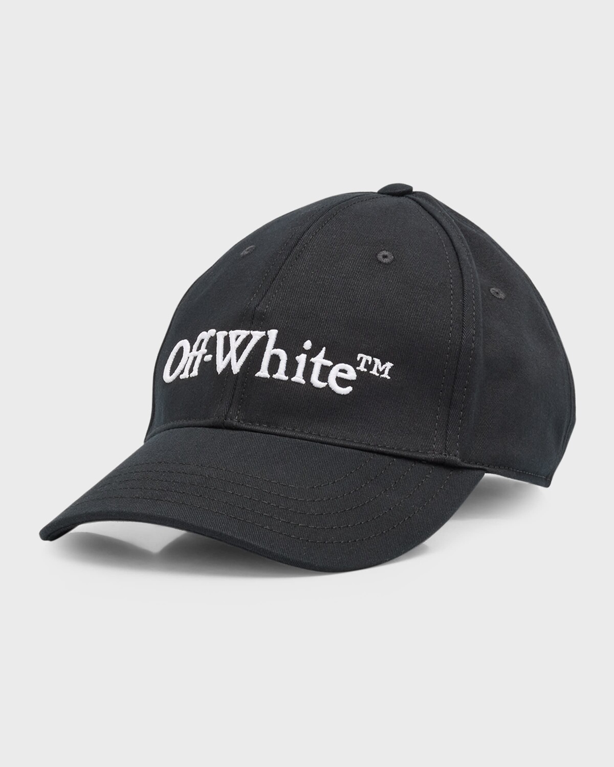 

Бейсболка с вышивкой Drill Off-White, цвет Black White