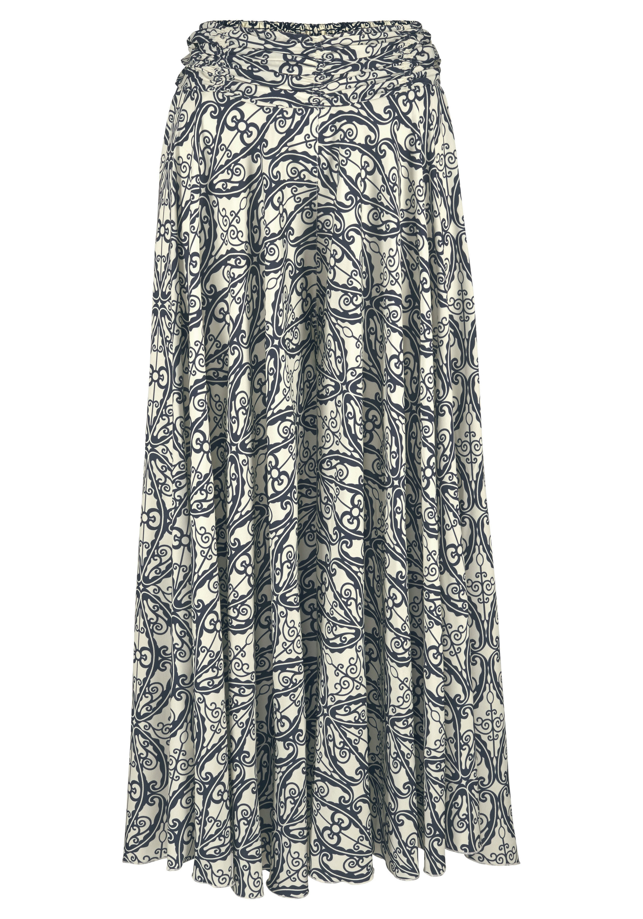 Длинная юбка LASCANA, цвет marine creme