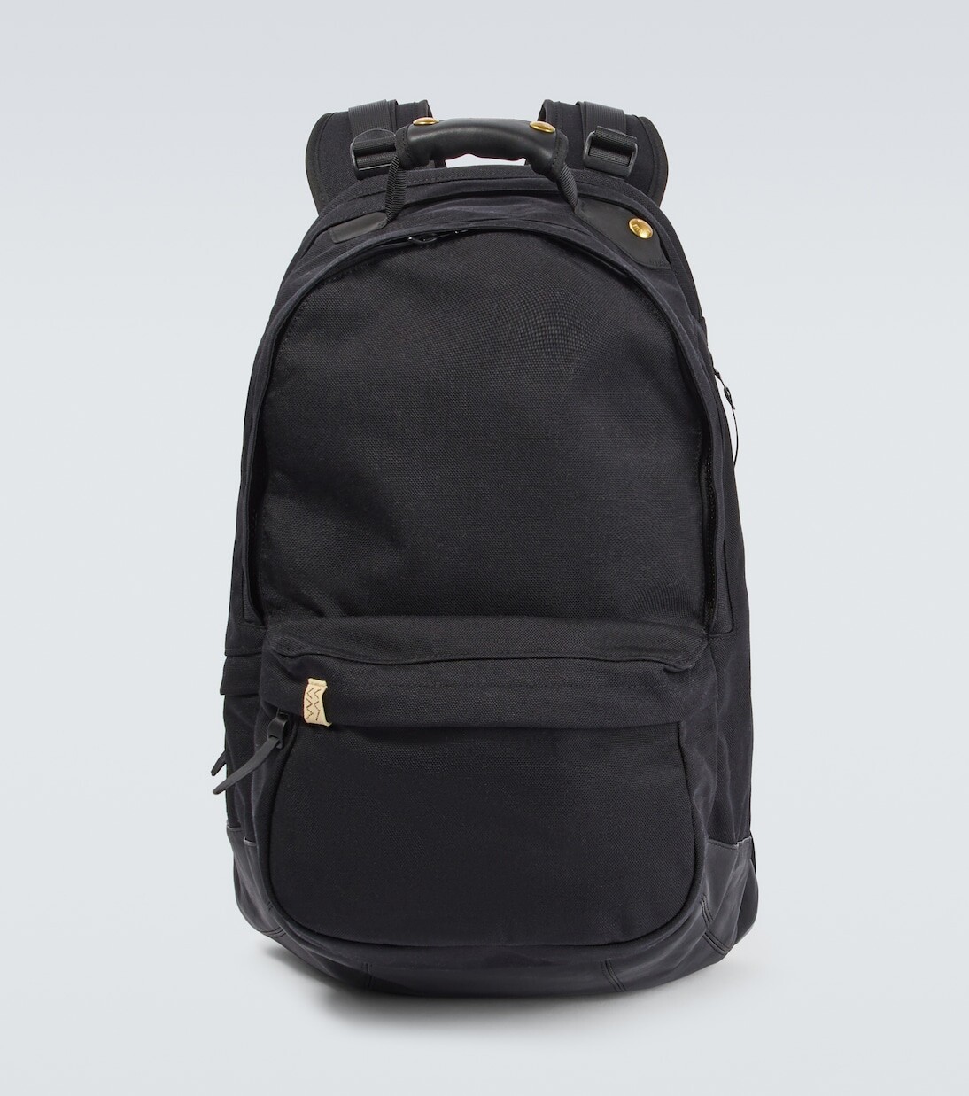 

Рюкзак с кожаной отделкой Visvim, черный