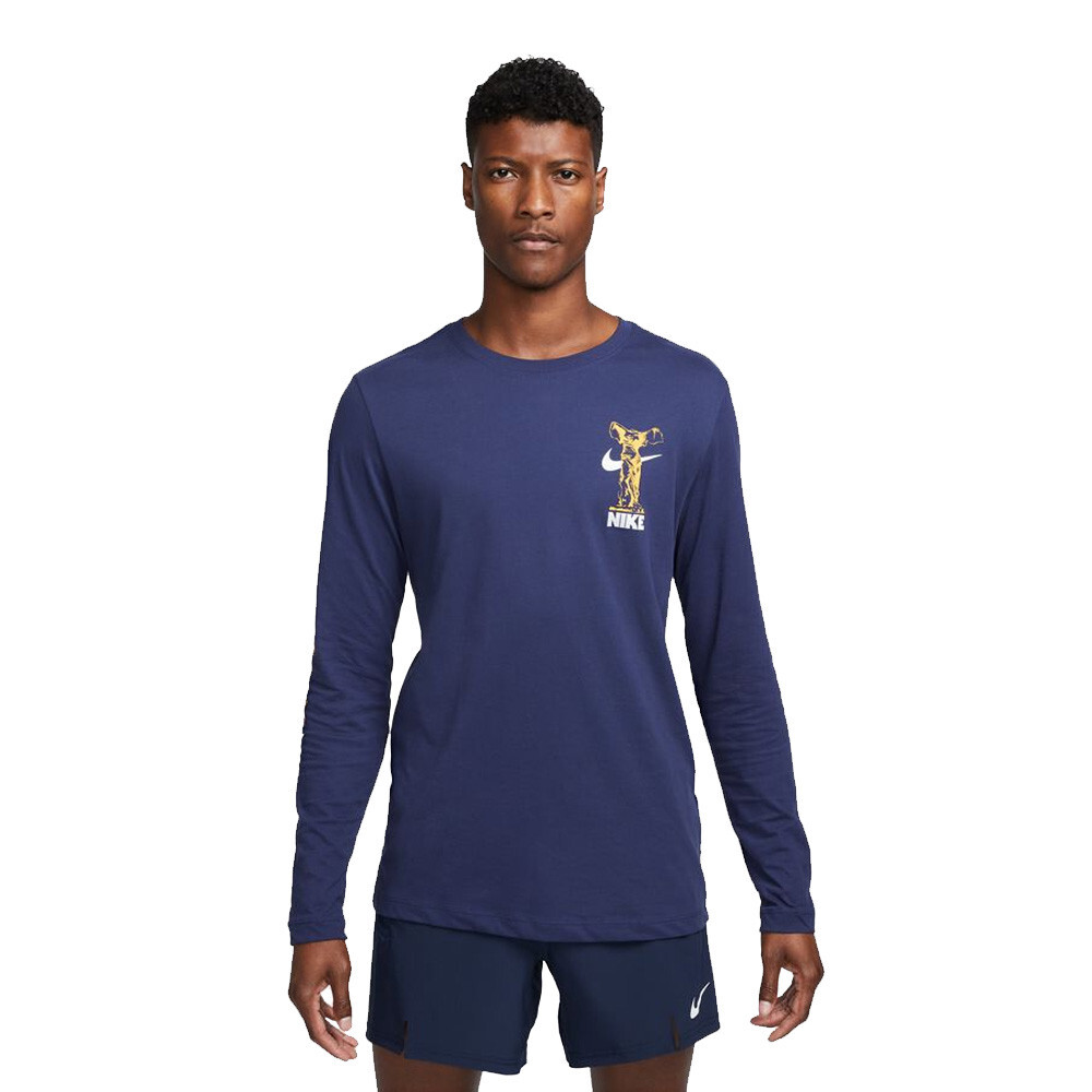 

Спортивный топ Nike Dri-FIT Wild Card Training, нави синий