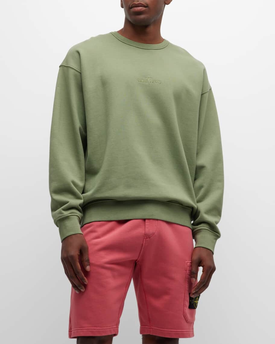 

Мужская толстовка с логотипом в тон Stone Island