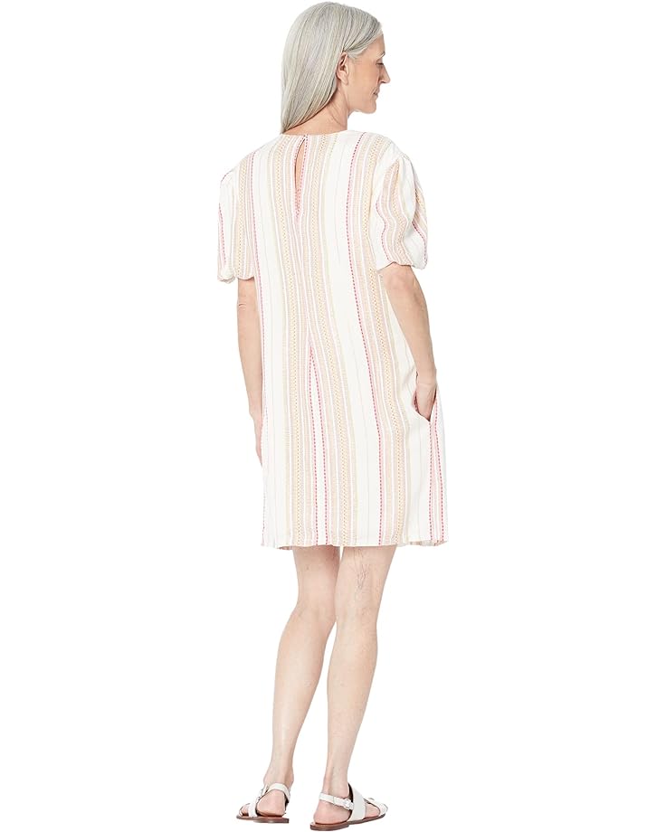 Платье Maggy London Striped Babydoll Dress, цвет Ivory/Pink цена и фото