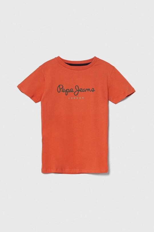 

Детская хлопковая футболка PJL BJ Pepe Jeans, оранжевый